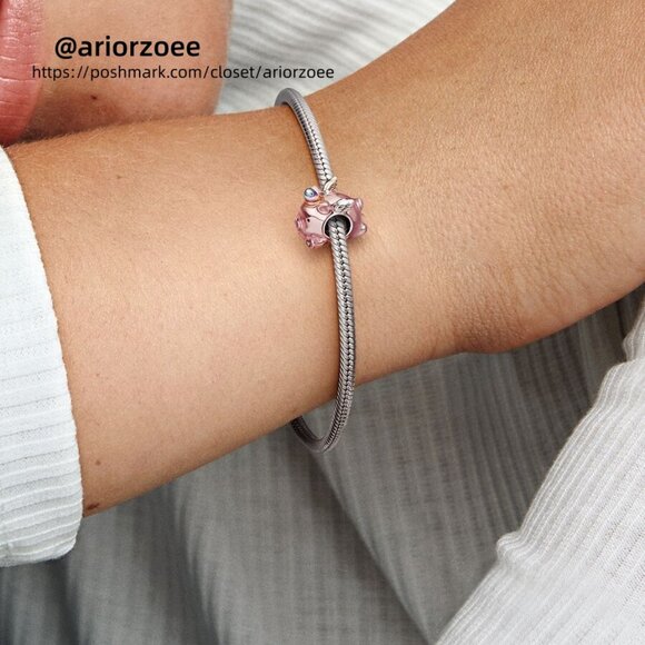 Pandora Flying Unicorn Pig Charm|Pendant - Picture 2 of 2